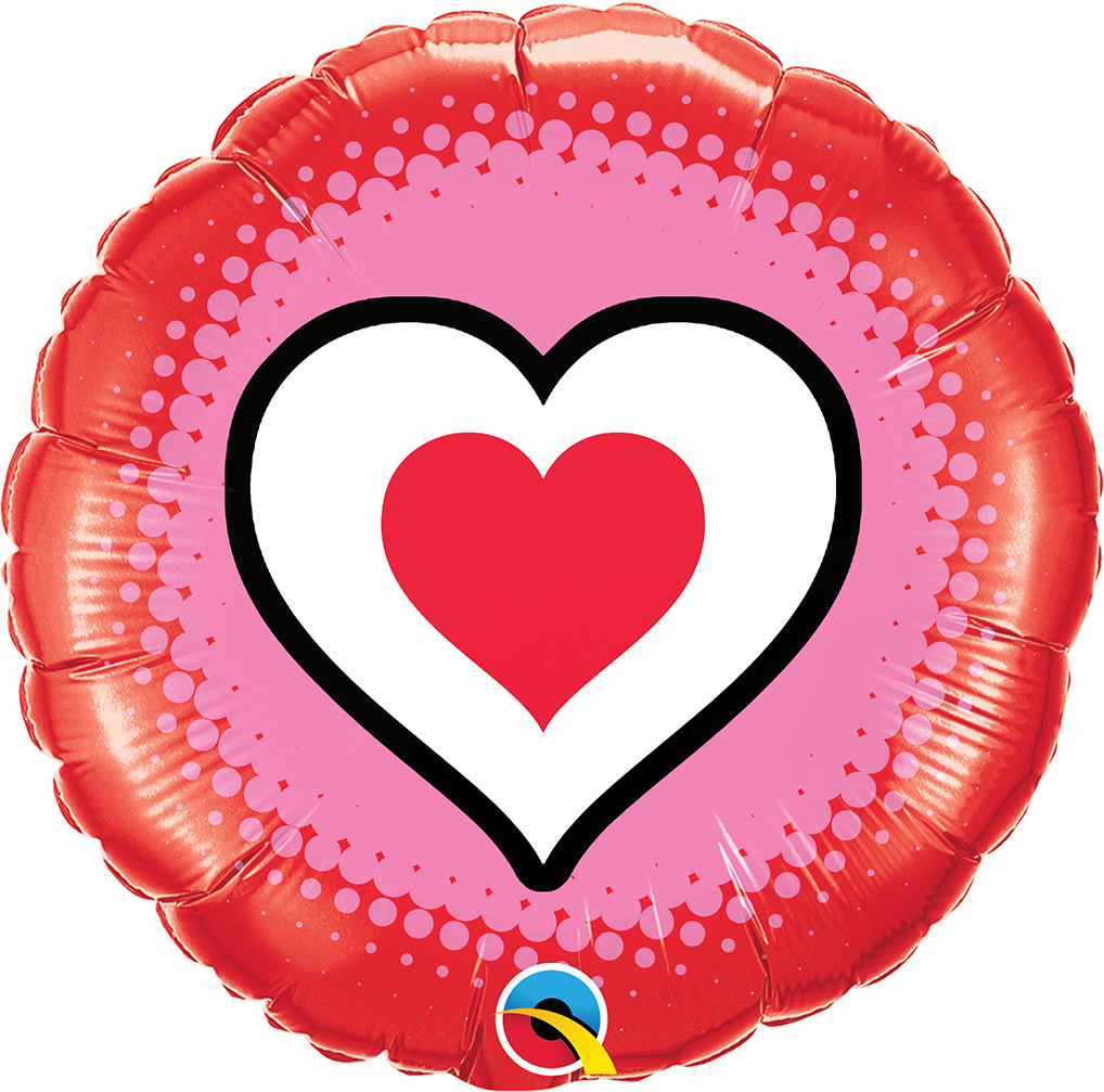 Qualatex 18" Only Hearts - 78545