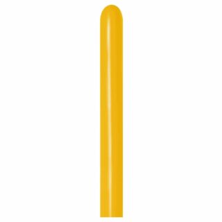 Sempertex - Fashion Colour Solid Honey Yellow Latex Balloons 260 - 100 PC - 20002793