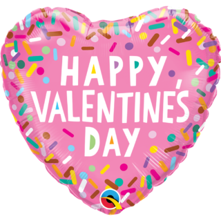 Qualatex Happy Valentines sprinkles 18