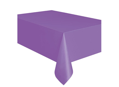 PRETTY PURPLE RECTANGULAR TABLE CLOTH