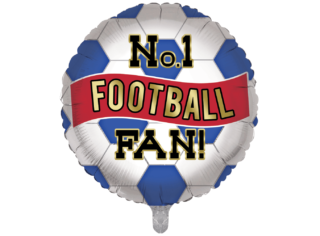 No.1 Football Fan Red And Blue Open
