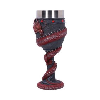 Dragon Coil Goblet Red 20cm -  B5882V2