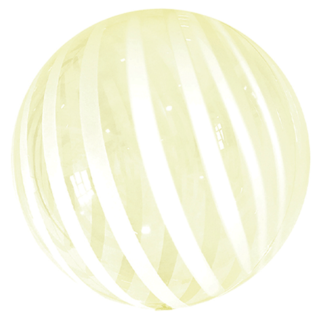 Sensations – Vortex Sphere Striped Yellow – 18″ – BLVT-SR18/07