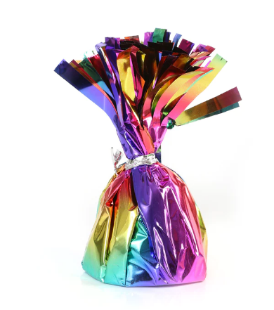 Tye Dye Foil Balloon Weight-BW30341