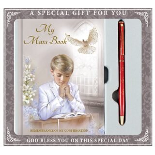 Confirmation Gift Set/Boy Book & Pen - F575 - CBC