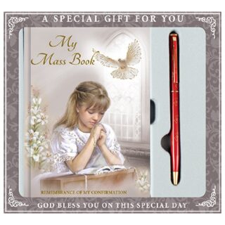 Confirmation Gift Set/Girl Book & Pen - F576 - CBC