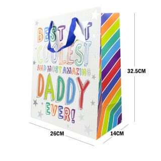 Fathers Day Large Gift Bag - FAT-2812