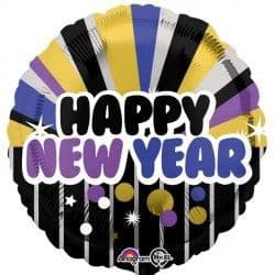 Anagram Happy New Year Purple & Gold Standard