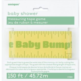 UNIQUE Baby Shower Measuring Tape Game