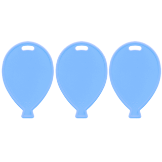 BALLOON SHAPE B/WEIGHT - PASTEL BLUE ( D/BAG IN 100'S) -