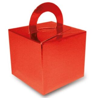 Balloon/Gift Box Metallic Red x 10pcs - 220926