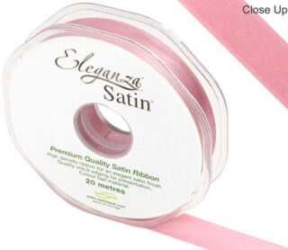 Eleganza Double Faced Satin 15mm x 20m Classic Pink No.07
