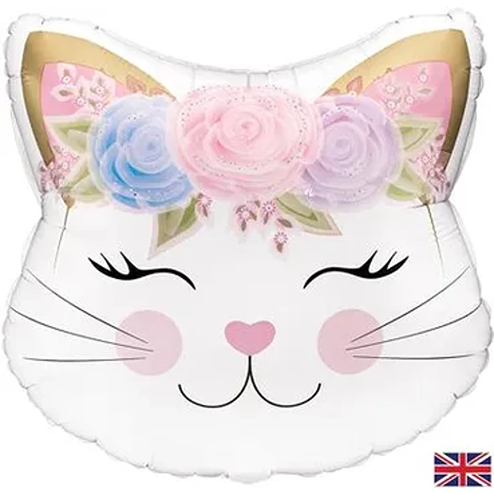 Oaktree 22inch Shape Floral Kitten Holographic - 614420