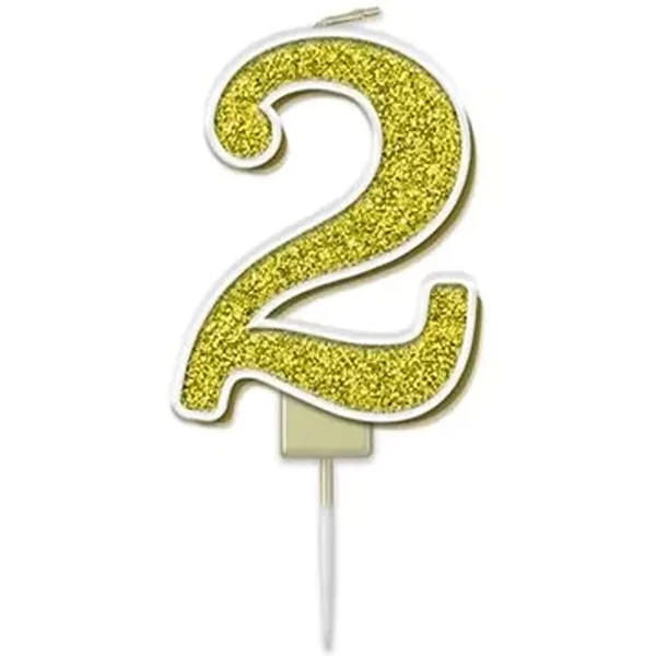 Oaktree Sparkling Fizz No.2 Candle 7.5cm Gold - 656123*