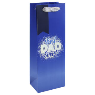Best Dad Ever Bottle Bag - 12pk - 31876-4C - Eurowrap