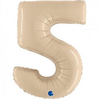 Grabo 40" Satin Cream Number 5 Pkt - 400500SCR-P