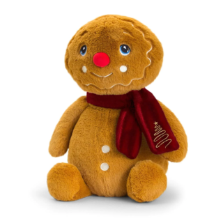 Keel Toys - Gingerbread Man with Scarf (20cm) - Single - SX6373