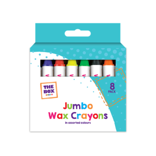 Jumbo Wax Crayons - 8 Pack - STA1364 - Gem