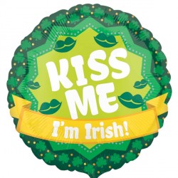 Anagram 18'' Kiss Me I'm Irish S40 Packaged