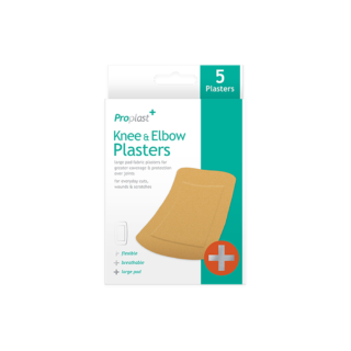 Knee & Elbow Fabric Plasters - 5 Pack - MED0044 - Gem
