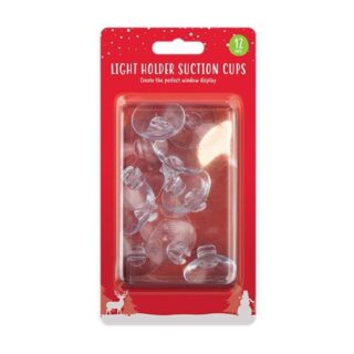 Light Holder Suction Cups - 2.5cm - 12pk - XMA5555 - Gem