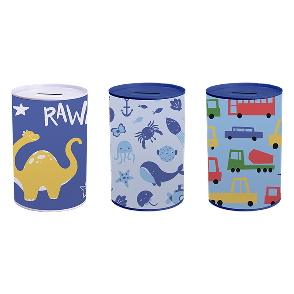 Boys Money Tin - TOY-6529/OB*
