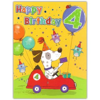 Age 4 Male Dog Car - Code 50 - 6pk - C80165 - Regal