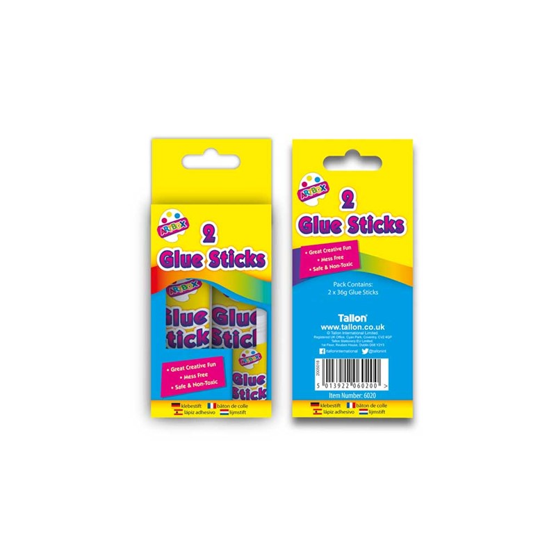 2 x 36Grm twist action Glue Sticks - 6020
