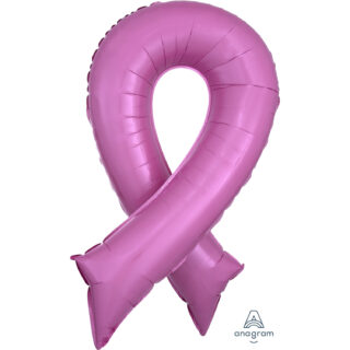 Anagram Pink Ribbon SuperShape Foil Balloons 20