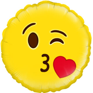 Oaktree 18inch Blow A Kiss Emoji - 229325