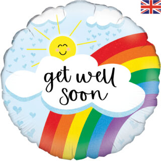 Oaktree 18inch Get Well Soon Holographic
