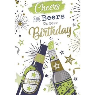 Kingfisher - Birthday Cheers & Beers Male -  Code 50 - 6pk - ZCB01