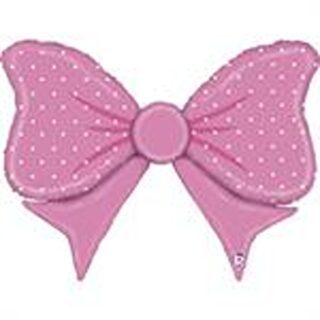 Grabo 35" Pink Bow Shape F Pkt - 35875-P*