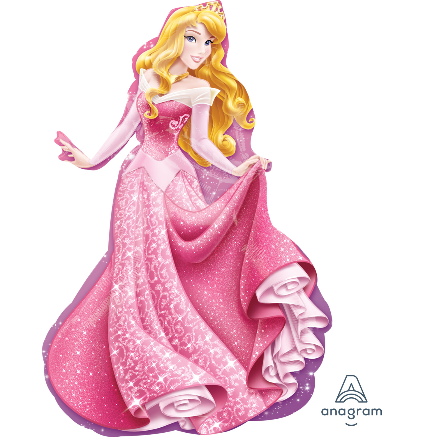 Anagram Princess Sleeping Beauty SuperShape Foil Balloons 23"/58cm w x 34"/86cm h P38