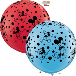 Qualatex - Mickey Mouse Red & Pale Blue - 3