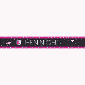 Creative Party 9 Foot Foil Banner - Hen Night