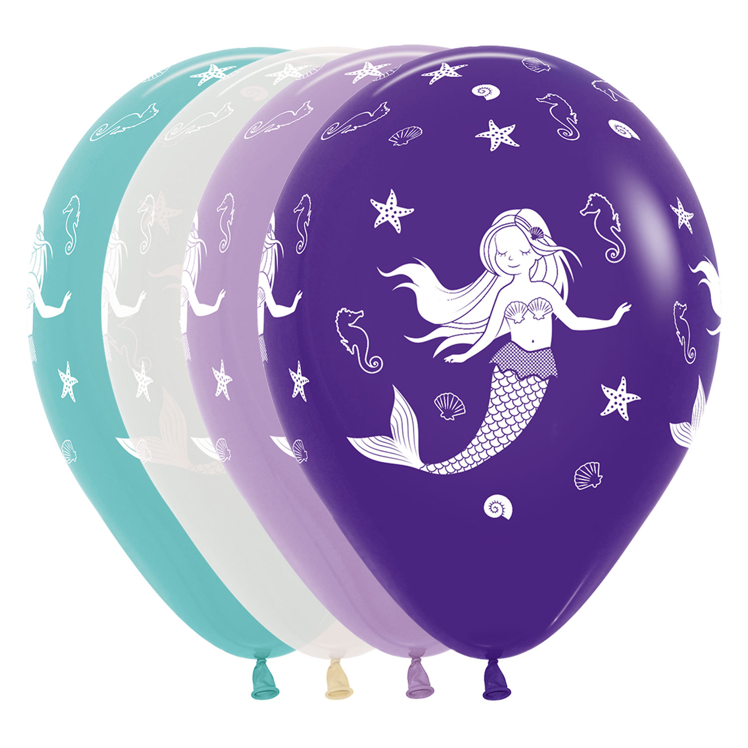 Sempertex 12" Mermaid Assorted 25CT - 20012134