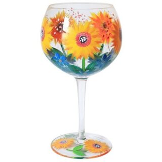 Sunflower Painted Glass - LP49746