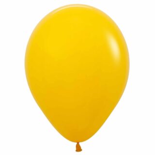 Sempertex - Fashion Colour Solid Honey Yellow  Latex Balloons - 12