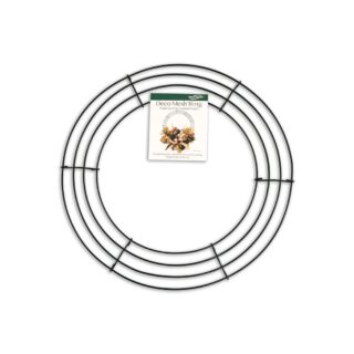 Oaktree - Eleganza Deco Mesh 12inch Coated Wire Ring Green - 1ct - 667068