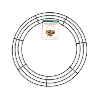 Oaktree - Eleganza Deco Mesh 14inch Coated Wire Ring Green - 1ct - 667082