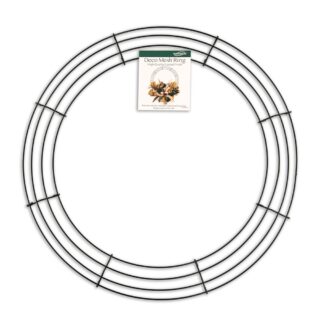 Oaktree - Eleganza Deco Mesh 16inch Coated Wire Ring Green - 667099