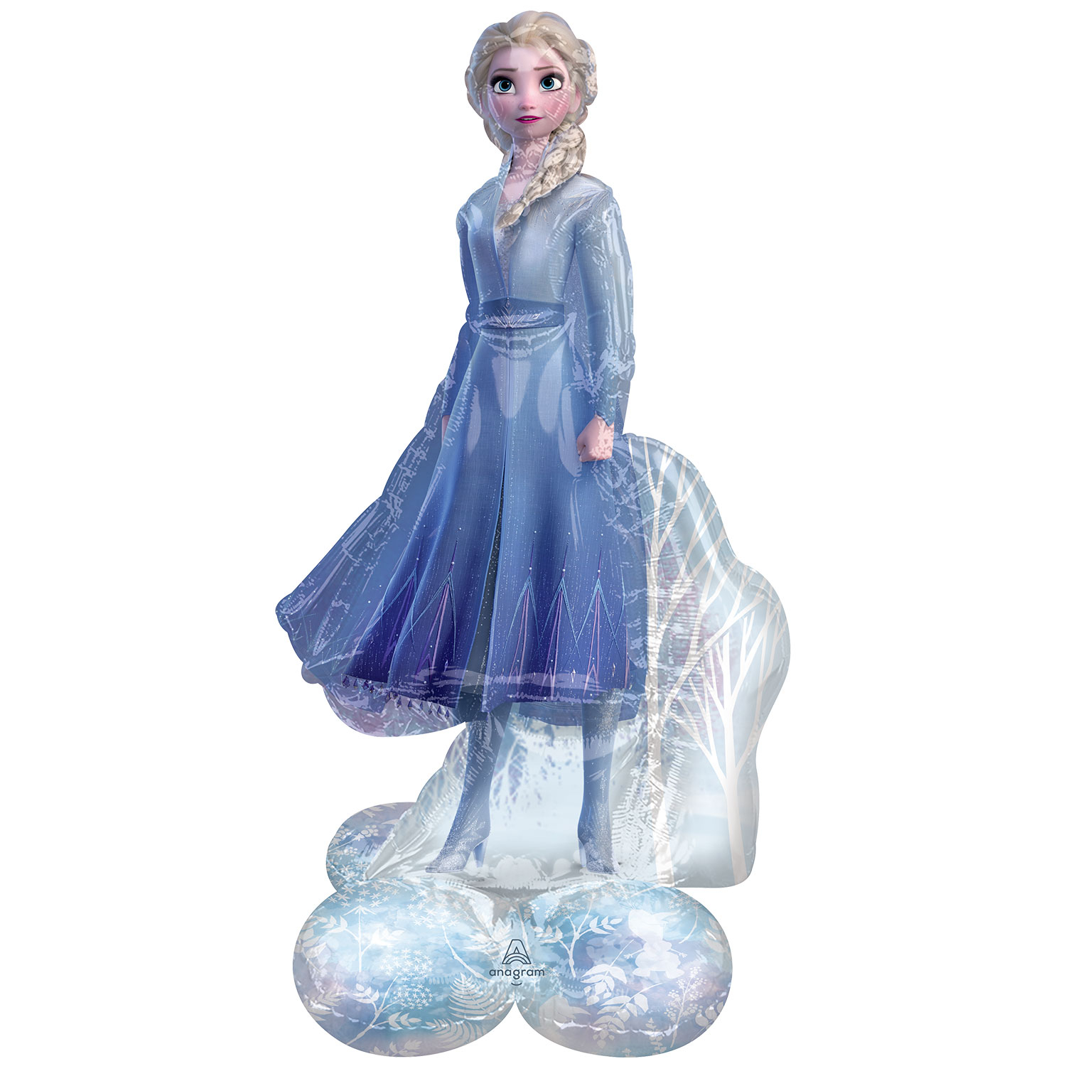 Anagram Elsa Frozen AirLoonz Foil Balloons 30"/76cm w x 54"/137cm h P70*