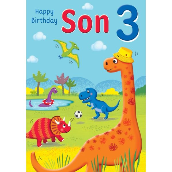 REGAL - HP AGE 3 SON DINOS -C75 - 6PK - C81180*