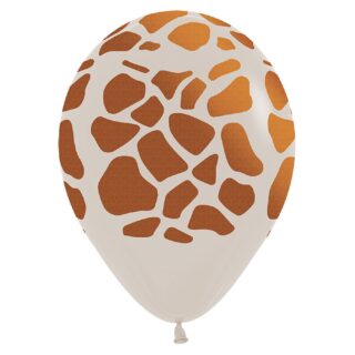 Giraffe Print Latex Balloons 12