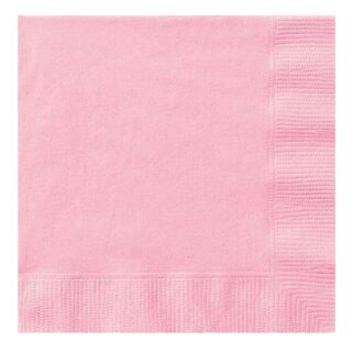 Unque - Solid Lovely Pink Luncheon Napkins - 20ct - 90382