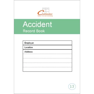 Accident Record Book (A5) A013