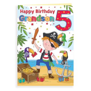 Regal - Age 5 Grandson Pirate - Code 50 - 6pk - C80118
