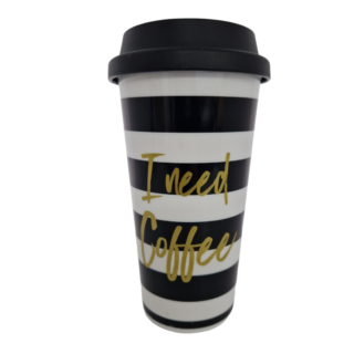 I NEED COFFEE Travel Mug - DBVED-1-MG