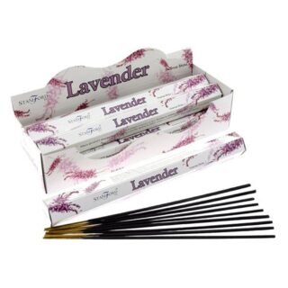 37102 Stamford Premium Hex Range Incense Sticks - Lavender - INC211